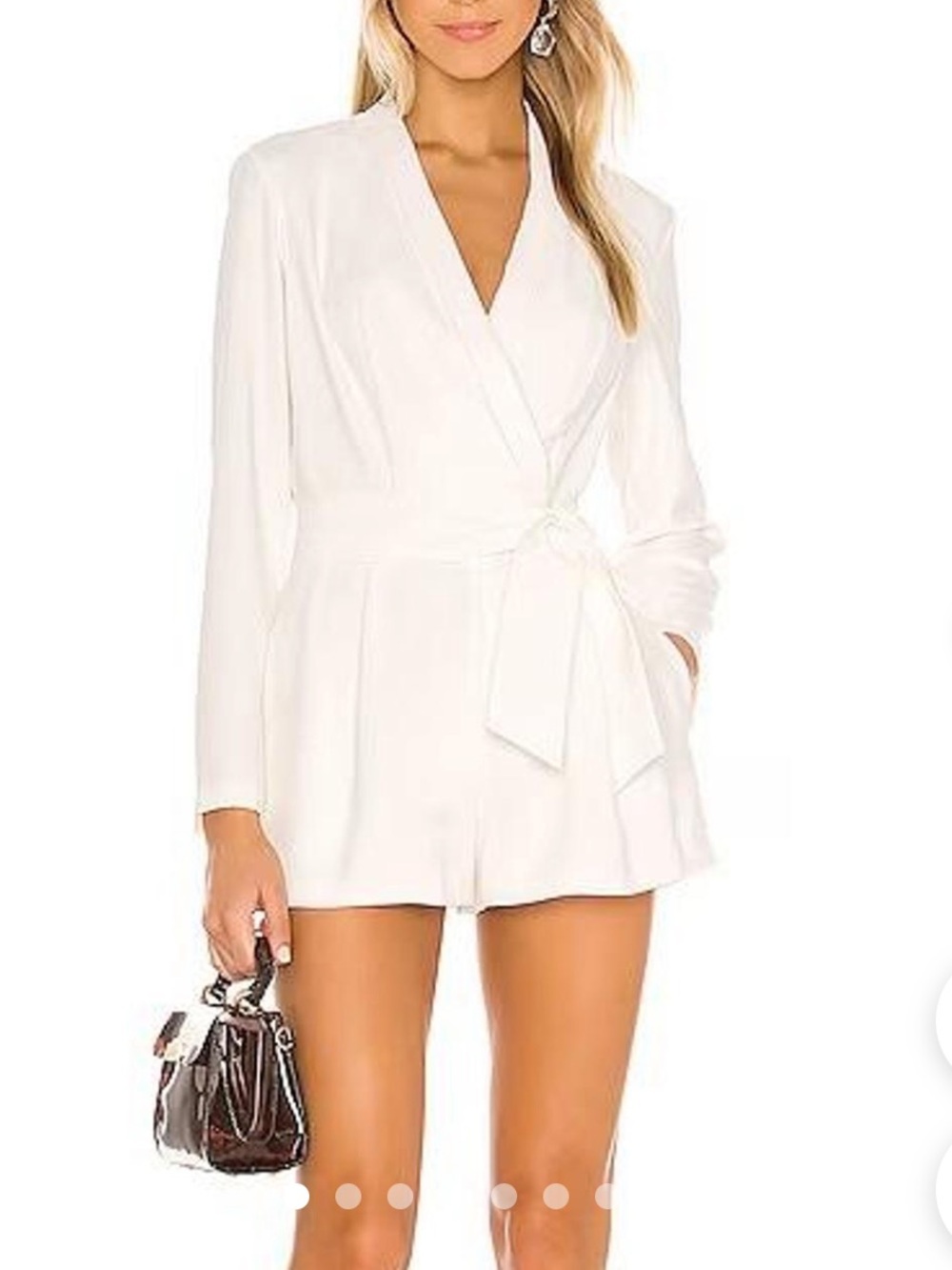 Amanda Uprichard Belted Romper